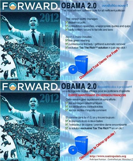 Hollande va se former chez Obama pour être réélu sans rien changer