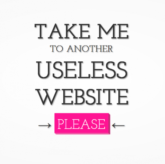 Le site inutile du jour