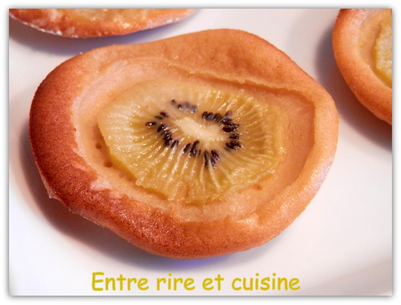 Mini-Clafoutis aux Kiwis et pommes