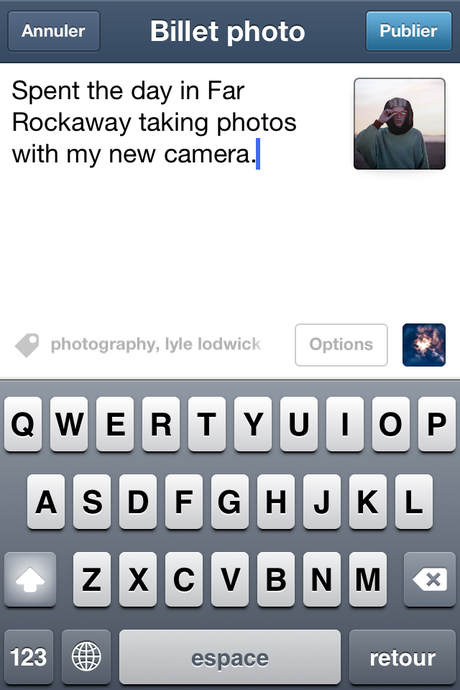 Tumblr sort son appli re-dessiné pour iOS!