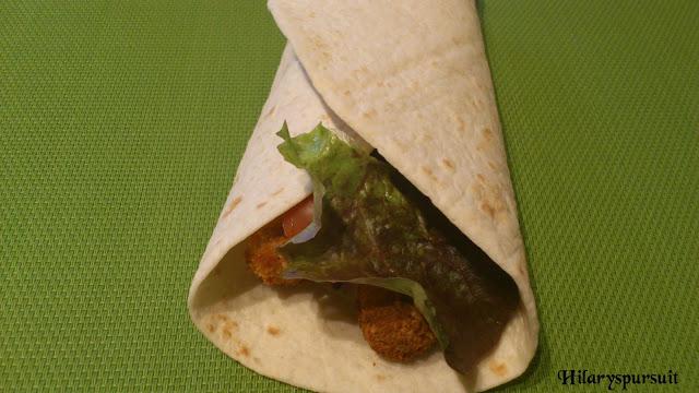 Wrap poulet croustillant-bacon / Chicken and bacon wrap