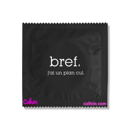 La série Bref. se décline en préservatifs