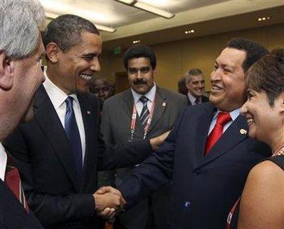 Chávez fait la leçon à Obama