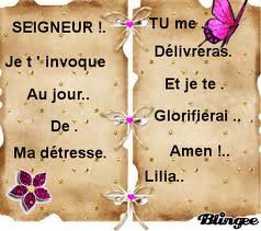 And call upon me in the day of trouble; I will deliver you, and you will honor me. »