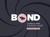 Bond cars Licence drive