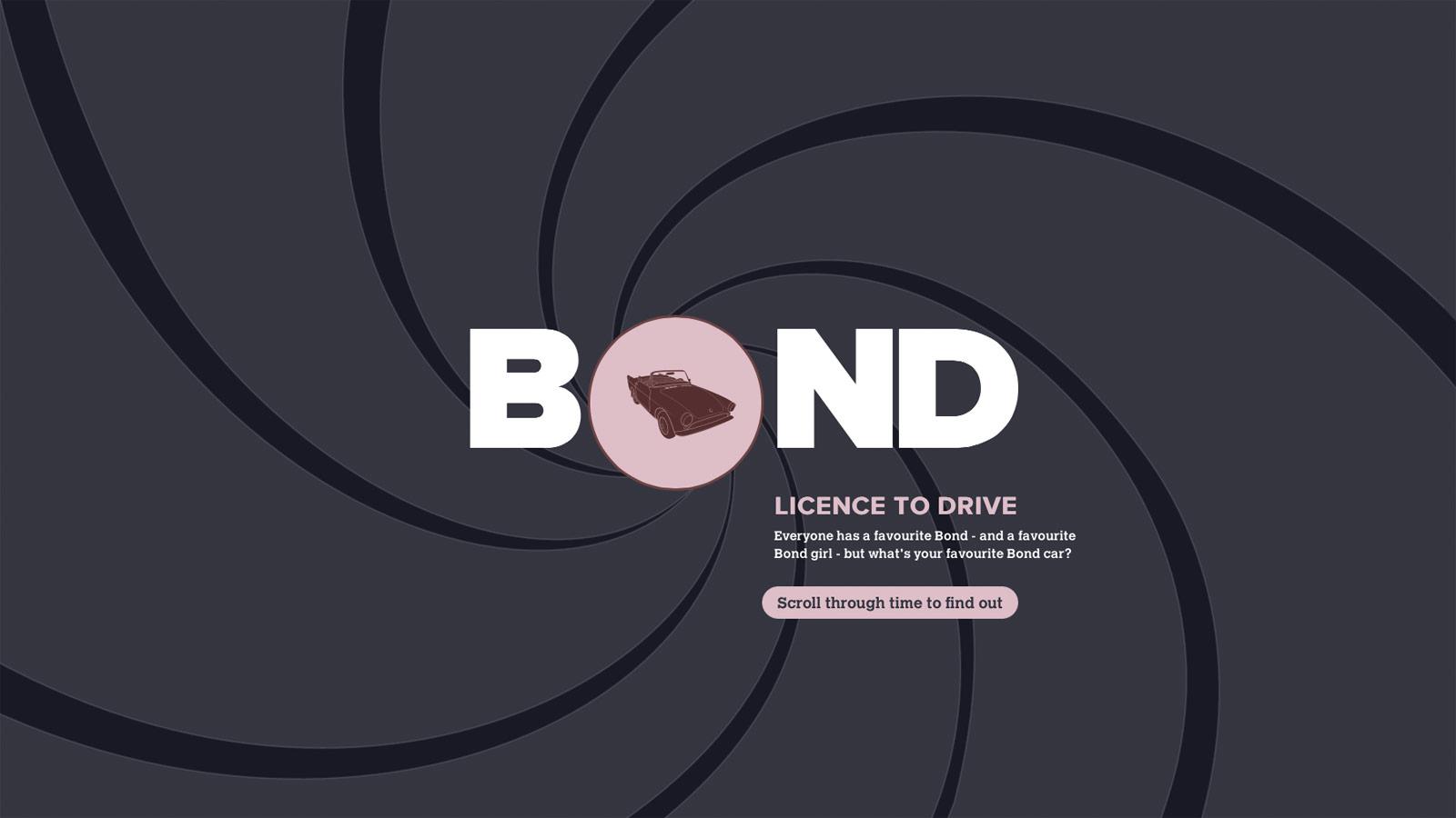 Bond cars | Licence to drive
