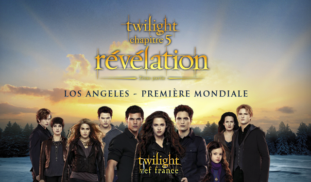 Suivre la première mondiale de Breaking Dawn part 2 en direct
