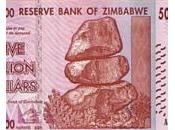 Zimbabwe quatre ans, deuxième plus grande hyperinflation monde