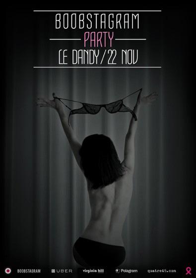 Nouvelle « Boobstagram Party » à Paris le 22 novembre