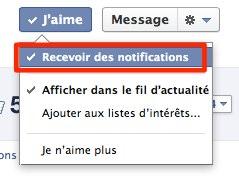 Capture d’écran 2012 11 13 à 07.17.20 Pages Facebook : comment activer les notifications de Pages