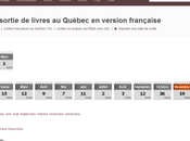 Dates sortie livres Québec