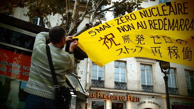 De Paris à Tôkyô, un message commun : Non au nucléaire !