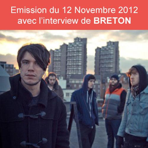 Novorama du 12 novembre 2012 avec l’interview de Breton