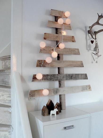 Fabriquer votre sapin de Noël en bois recyclé - DIY