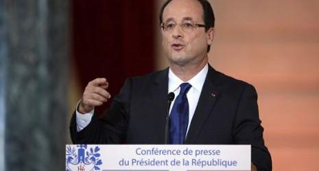 Audiences: Bon score pour la conférence de presse de François Hollande sur France 2