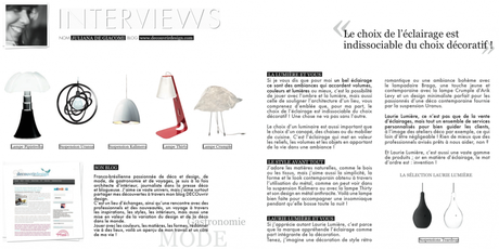 L’éclairage déco et les blogueurs sont à l’honneur dans le Livre Blanc de Laurie Lumière