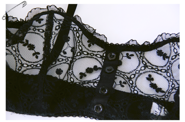 Black lace on the wall