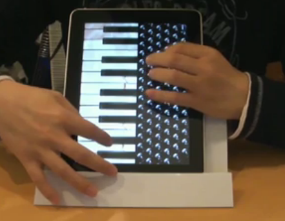 ipad accordeon Jouer de laccordéon avec un iPad