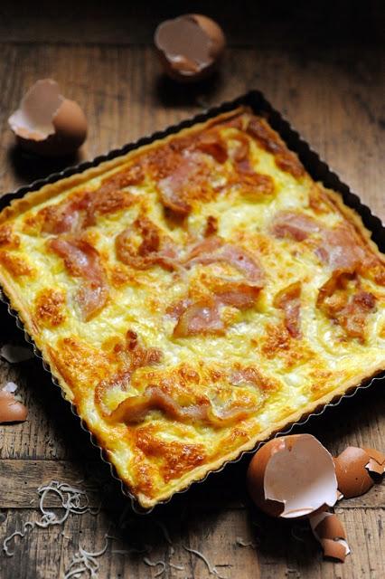 Mon frigo, cet inconnu où j'ai fini par trouver de quoi faire une quiche ! Quiche au cottage cheese au menu !