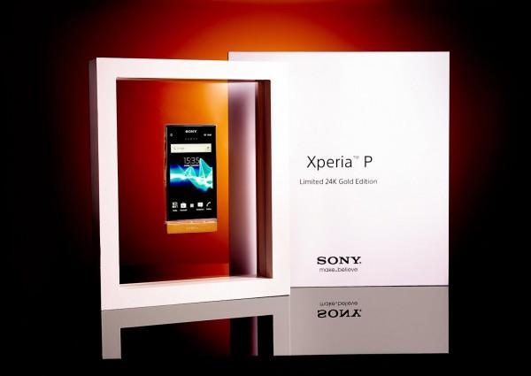 Un Sony Xperia P en Or