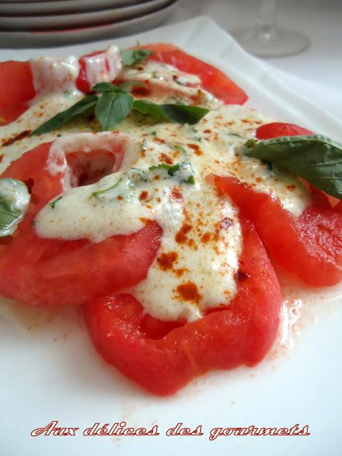 SALADE DE TOMATES A LA CORIANDRE