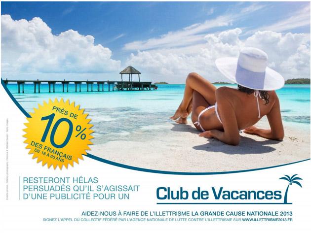 La campagne efficace contre l'illetrisme