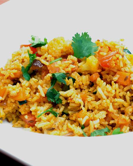 recette indienne riz frit