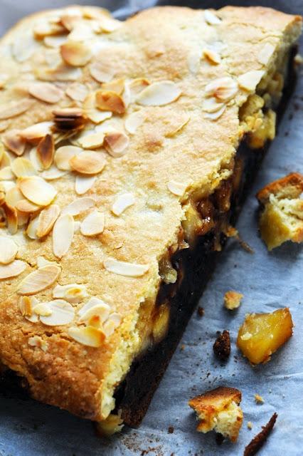 Le vendredi c'est retour vers le futur ! Brookie amandes pommes et chocolat encore un qui n'a pas fait le fier face à mes morts de faim !