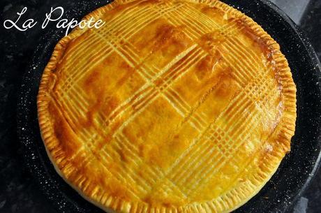 Galette frangipane framboises