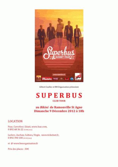 SUPERBUS en concert à TOULOUSE!