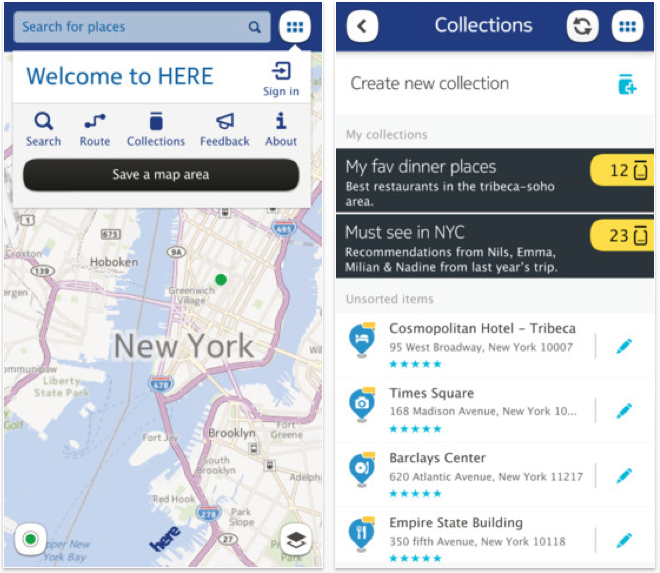 Nokia Here Maps disponible sur l’App Store