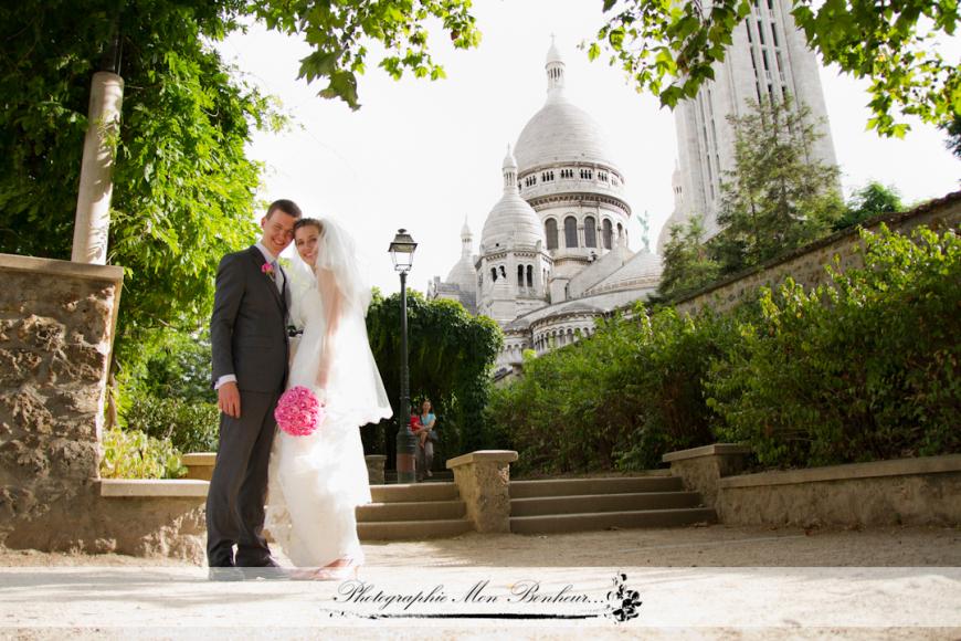Photographe de mariage à Paris – Mariage religieux et la soirée de Stephanie et Benjamin