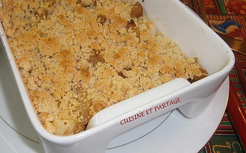 CRUMBLE DE FOIE GRAS AUX POMMES 2