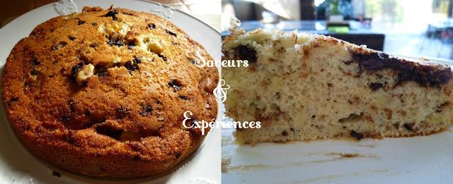 Moelleux Bananes & Pépites de Chocolat