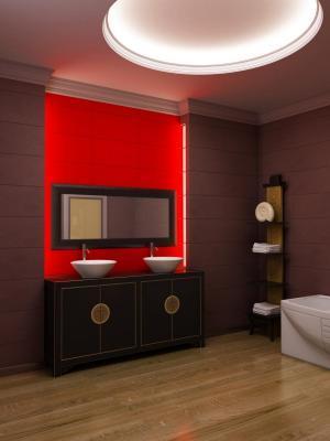 L'éclairage LED pour une salle de bain high tech
