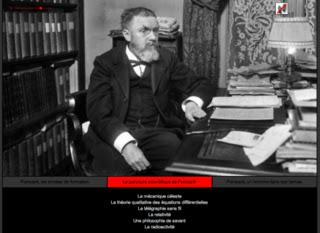 Henri Poincaré, l'harmonie et le chaos .