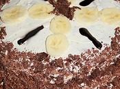 Gâteau banane chantilly mascarponée façon forêt noire