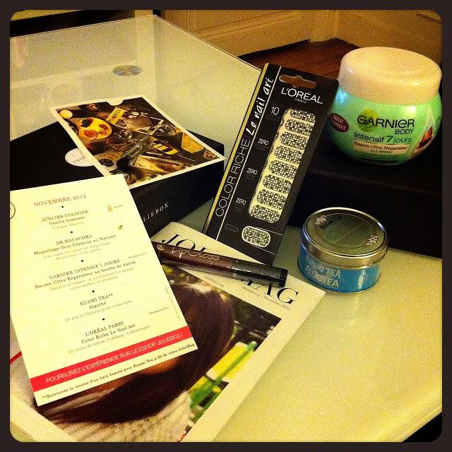 La joliebox de novembre me réconcilie presque avec les box