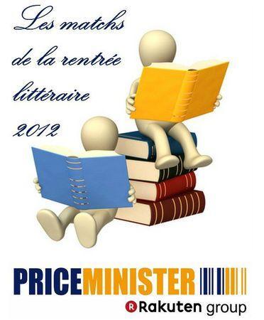 Les matchs de la rentrée littéraire 2012 sur Priceminister