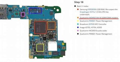 Démontage du smartphone LG Google Nexus 4, il est bien 4G