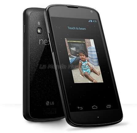 Démontage du smartphone LG Google Nexus 4, il est bien 4G
