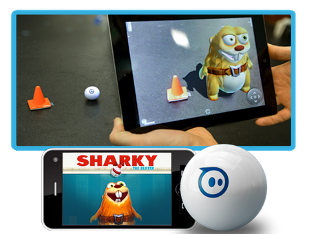 Sharky : une app en réalité augmentée pour Sphero