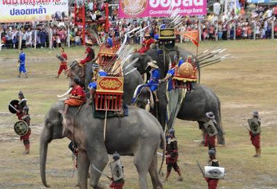 Surin, festival des éléphants, prélude