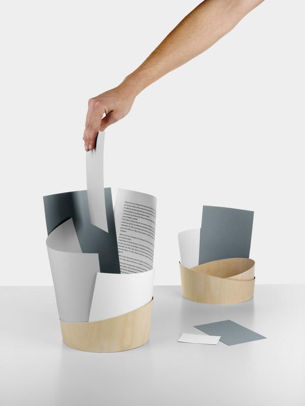 A4 la poubelle à construire par Marie Douel