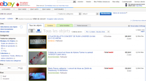 Revente de billets de concerts à la sauvette, qu'en penser ?