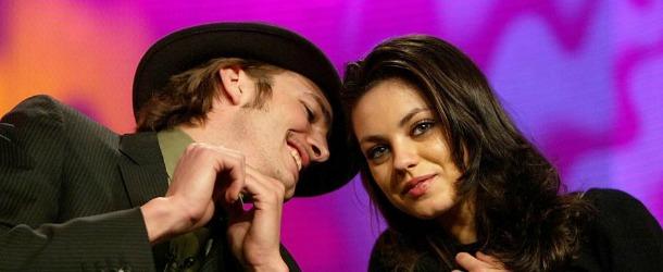 Ashton Kutcher et Mila Kunis en amoureux à Rome