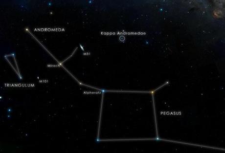 Kappa Andromeda Star Chart7