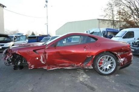 La Ferrari accidentée de Cristiano Ronaldo est à vendre