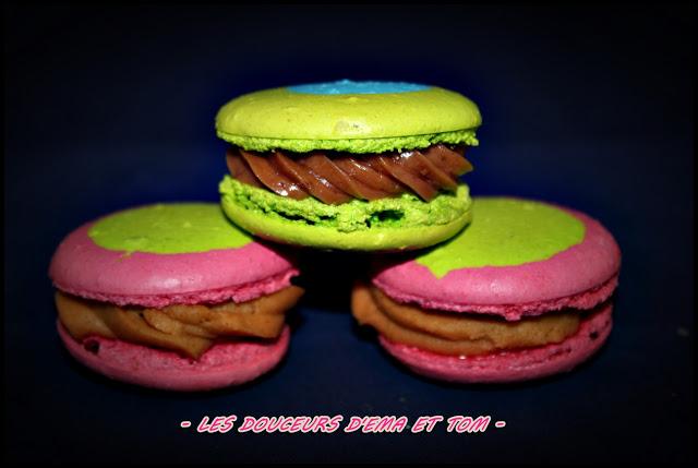 Macarons à la mousse de pralin