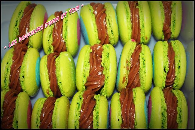 Macarons à la mousse de pralin